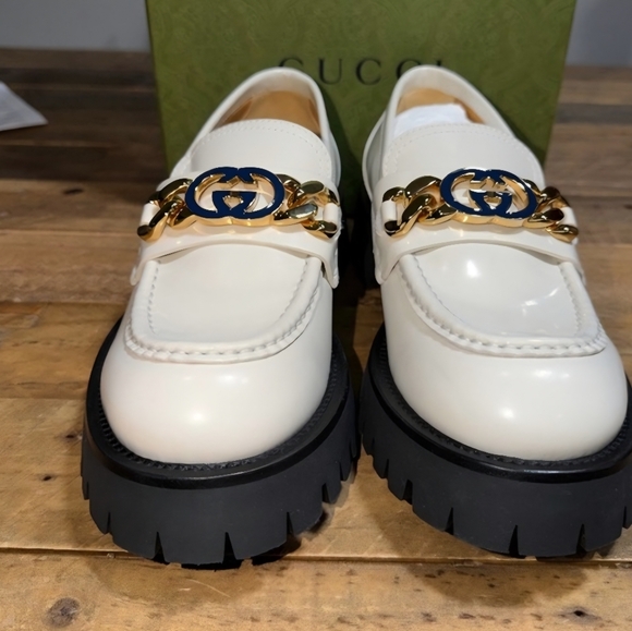 Gucci Jeanne Interlocking G Loafers NIB - Picture 1 of 7